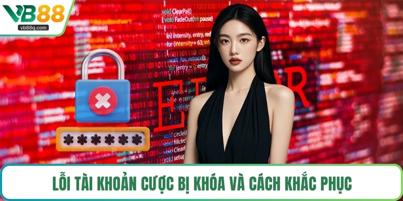 Lỗi tài khoản cược bị khóa và cách khắc phục